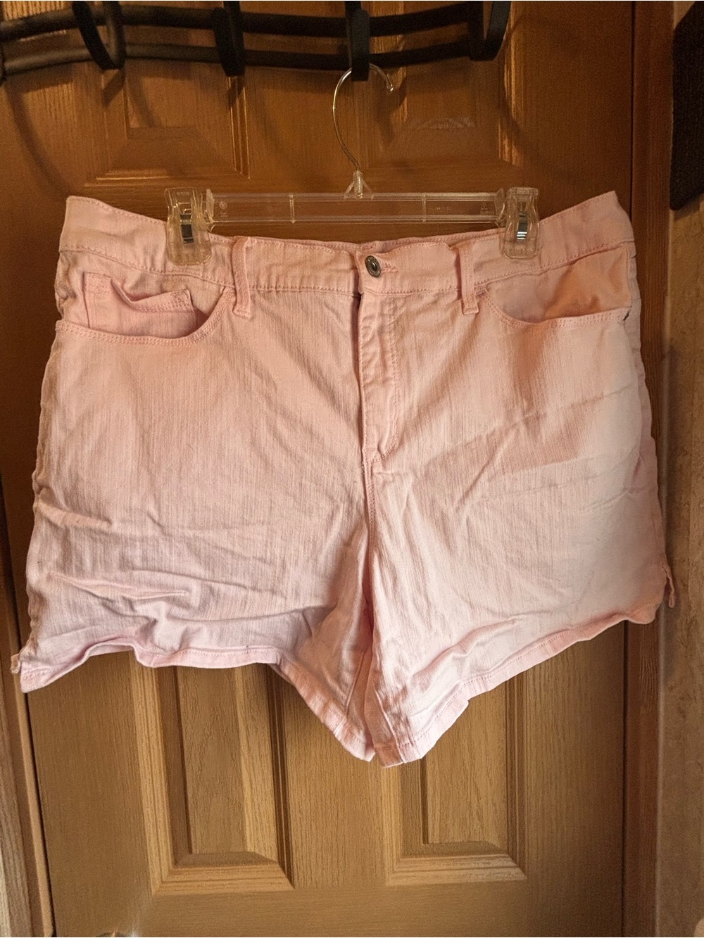 Jessica Simpson Pastel Pink Denim Shorts